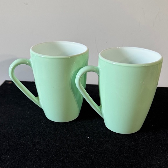 Mint Green Mug Set Bormioli Rocco Icon Mug, 11.5 oz., Opal Glass, Set of 2 - Picture 1 of 3